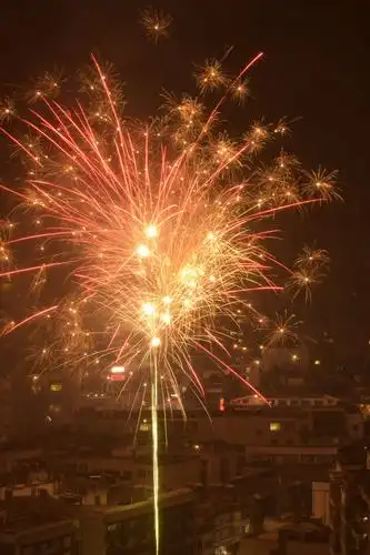 红城绿谷康养泸定过年烟花依然那么灿烂