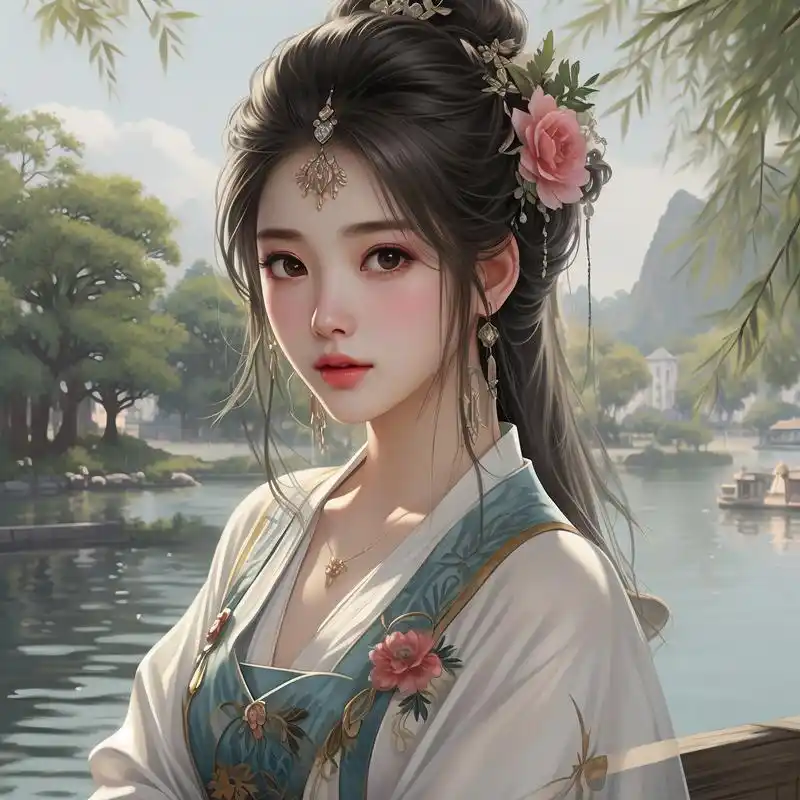 古风仙气头像95稀有且温柔94 谁能拒绝仙气飘飘的古风头像呢!