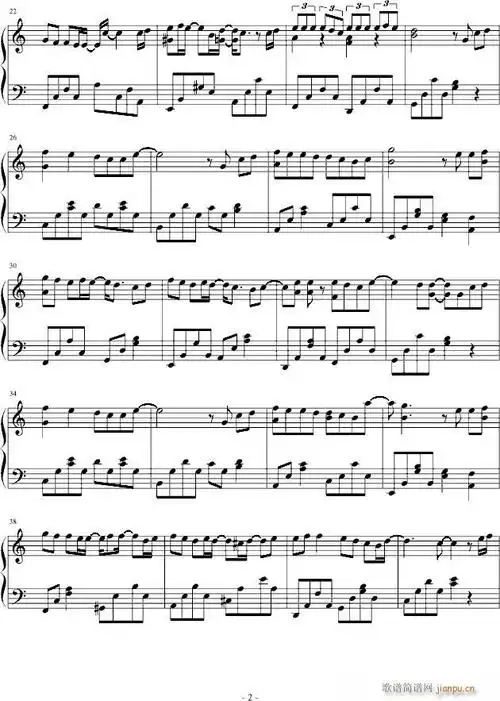 有你在身边 歌谱简谱网