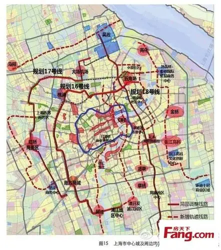 2040年上海轨道交通网络初步规划,奉贤连提都没有提