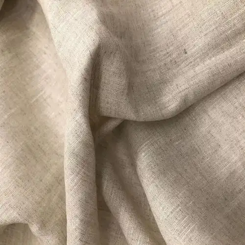 2836纯亚麻100%高支亚麻面料素色麻布料春夏男女装连衣裙衬衫面料