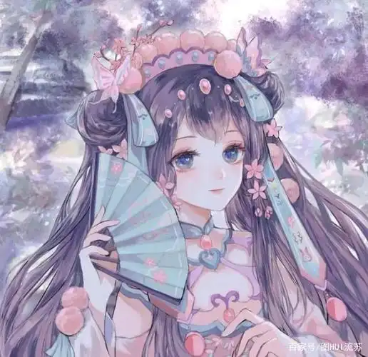 古风萝莉少女头像壁纸