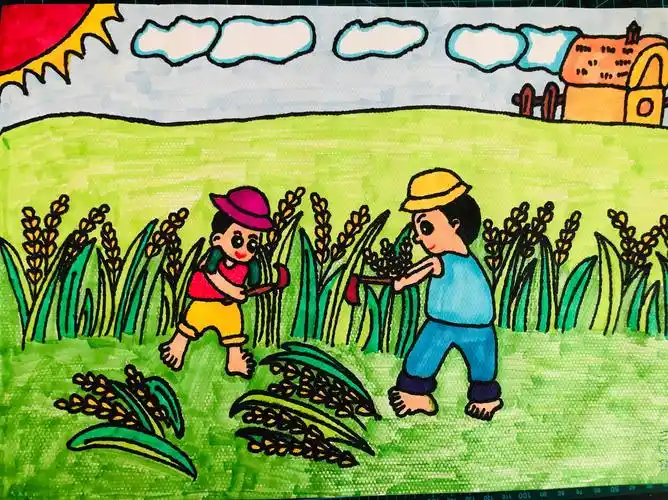 包头市第一实验小学南海分校———秋天"悄悄画"三年级作品投票