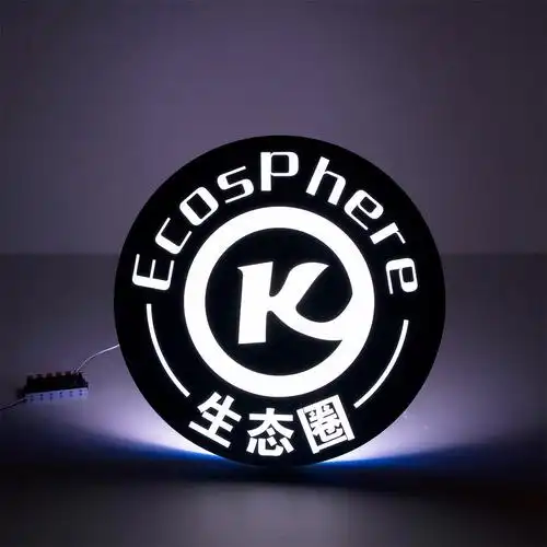 镂空发光灯箱树脂广告字户外防水不锈钢烤漆灯箱门头招牌