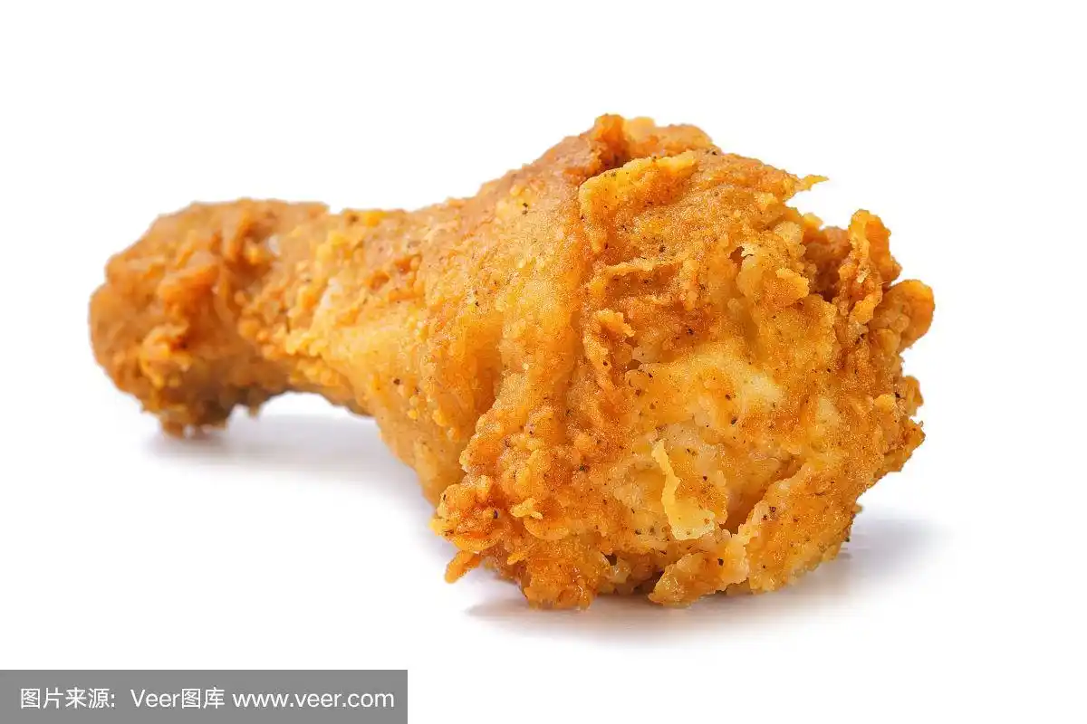 香辣脆炸鸡腿的照片