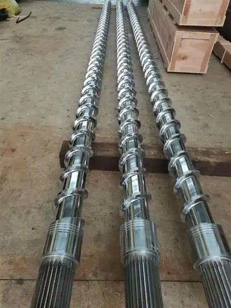 挤出机锥形双螺杆舟山佳顺元螺杆机筒质量保证价格优惠