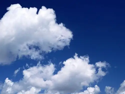 纯白云彩精美壁纸