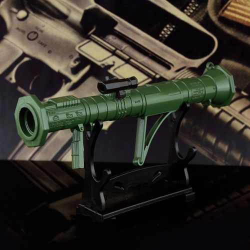 和平吃鸡玩具at4-a激光导弹发射器m762深海曼妙98k精英枪模型摆件