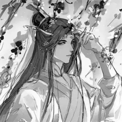 古风头像黑白男 高冷帅气的古风头像男仙风道骨黑白图片_男生动漫头像