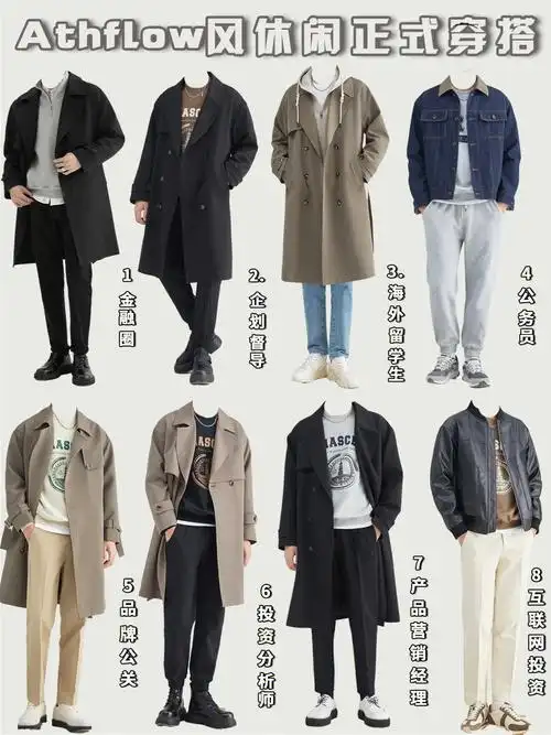 athflow风才是各类男士精英休闲干练的92密