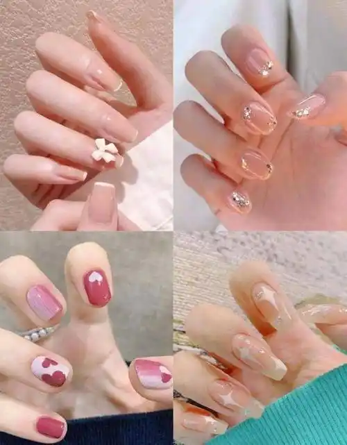 今年夏天流行的"美甲颜色",显白又高级~_肤色_女生_粉色