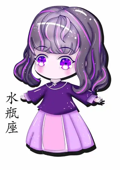 dyq半原创作品汉服女孩之十二星座