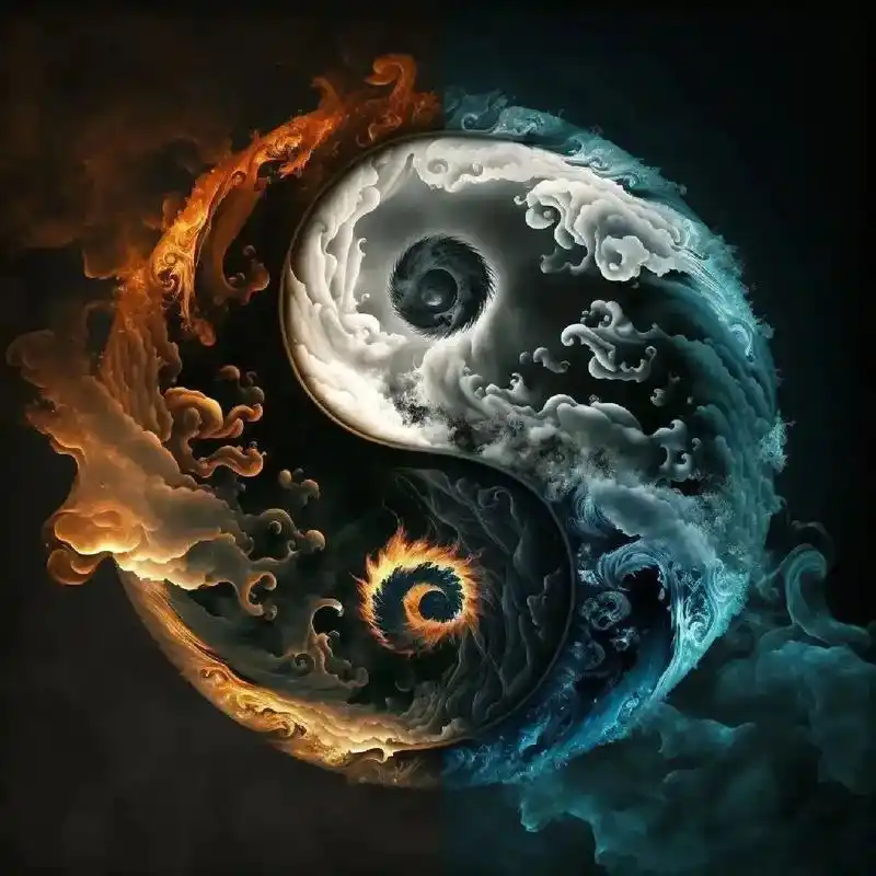 阴阳八卦图 - 国俊梅花鹿 - 抖音