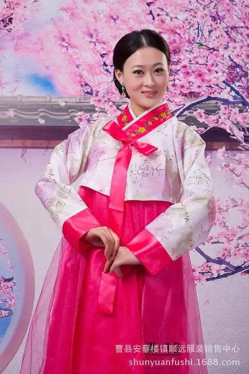新款春秋季韩服朝鲜族演出服女古装大长今服装韩版礼服演出服