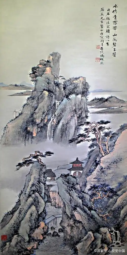 国画题材:青山怎么画简单又好看