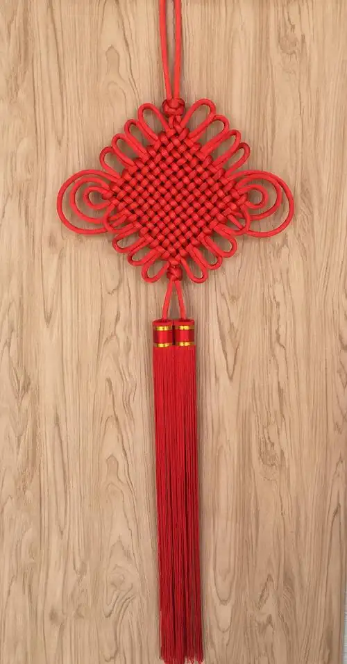 中国结大号装饰流苏客c厅壁挂玄关挂件手工编织礼品