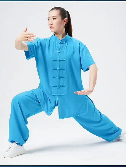 2022新款红棉云太极服太极服女装新款飘逸男太极拳练功服夏秋冬长袖