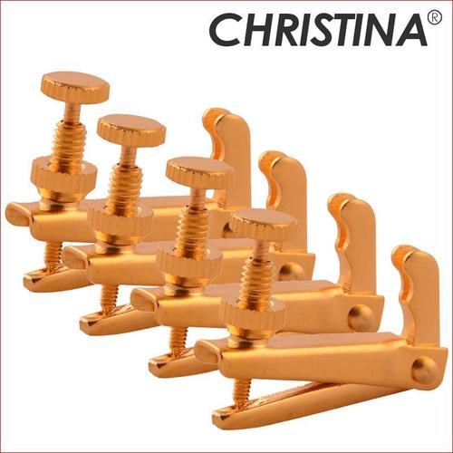christina克莉丝蒂娜小提琴金属微调 弦钩 金色 镀金