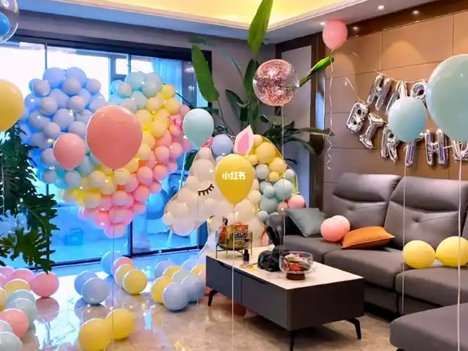 生日惊喜家庭布置
