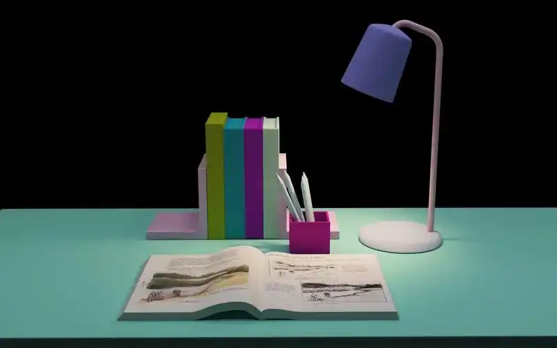 3dmax书桌制作vray渲染过程建模教程