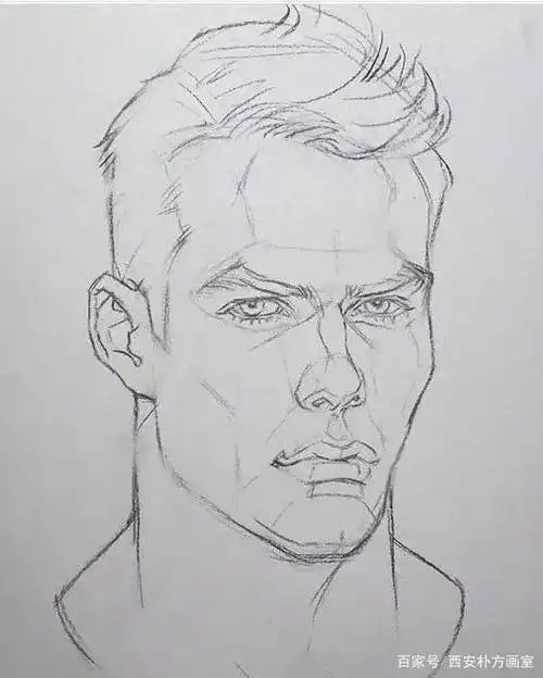 美术生:人物速写不可忽视的头部结构