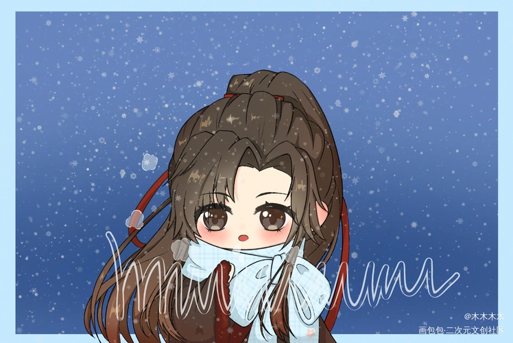 忘羡_魔道祖师忘羡q版墨香铜臭绘画作品