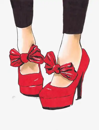 手绘/卡通 卡通元素 > 红色高跟鞋 收藏 [声明] 觅元素所有素材为用户