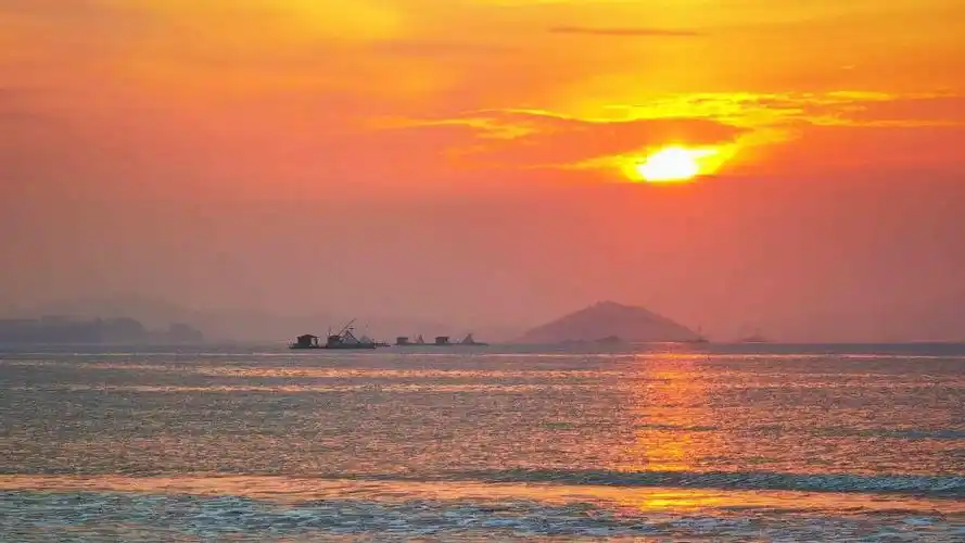 绝美的夕阳落日