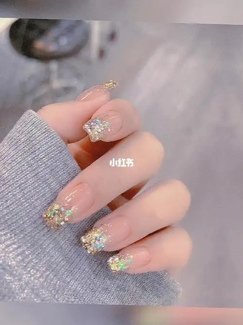 亮晶晶渐变美甲bulingbuling日式美甲美睫