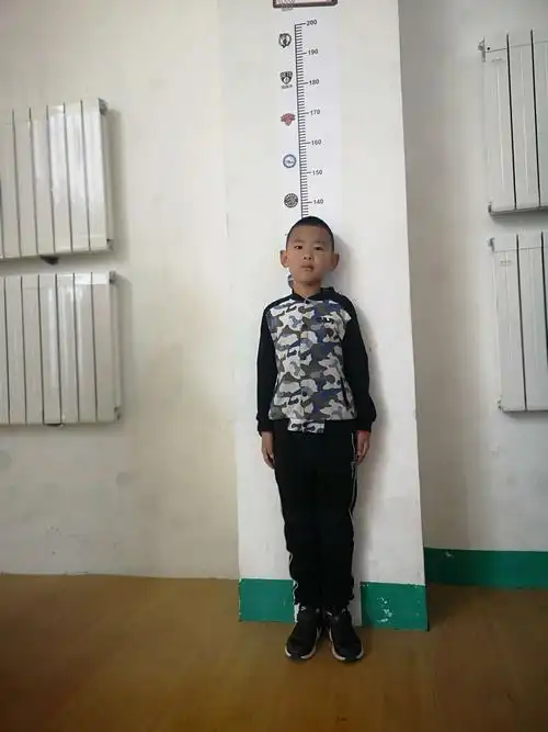 在这里可以测量身高,我又长高了