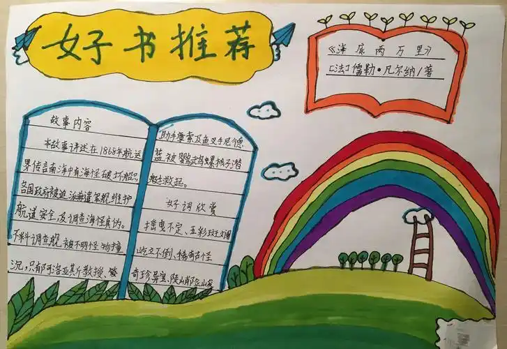 好书推荐手抄报图片