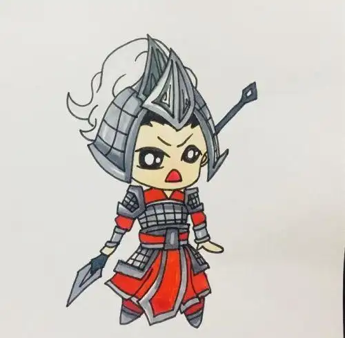 简单卡通古代士兵简笔画步骤 霸气古代士兵简笔画怎么画