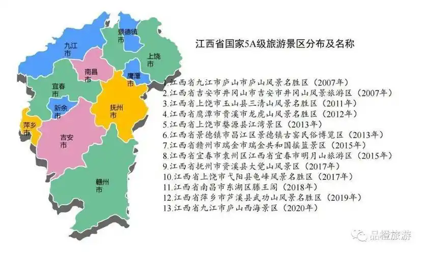 附:各省5a级旅游景区分布和名单《中华人民共和国国民经济和社会发展