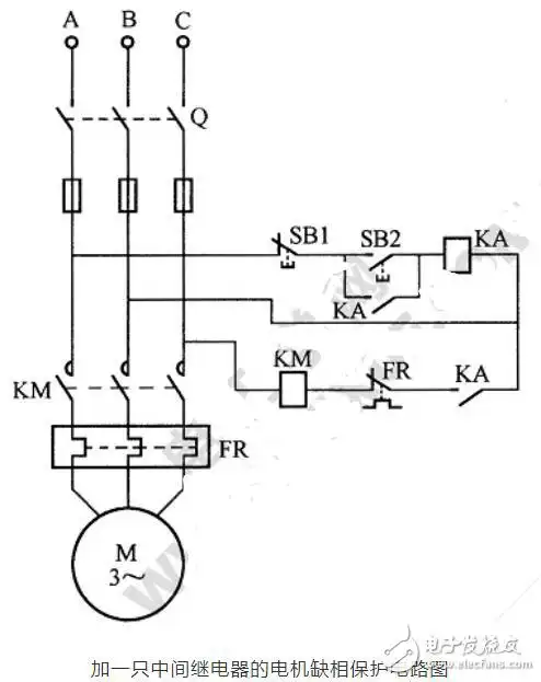 本视频主要介绍缺相保护电路图.