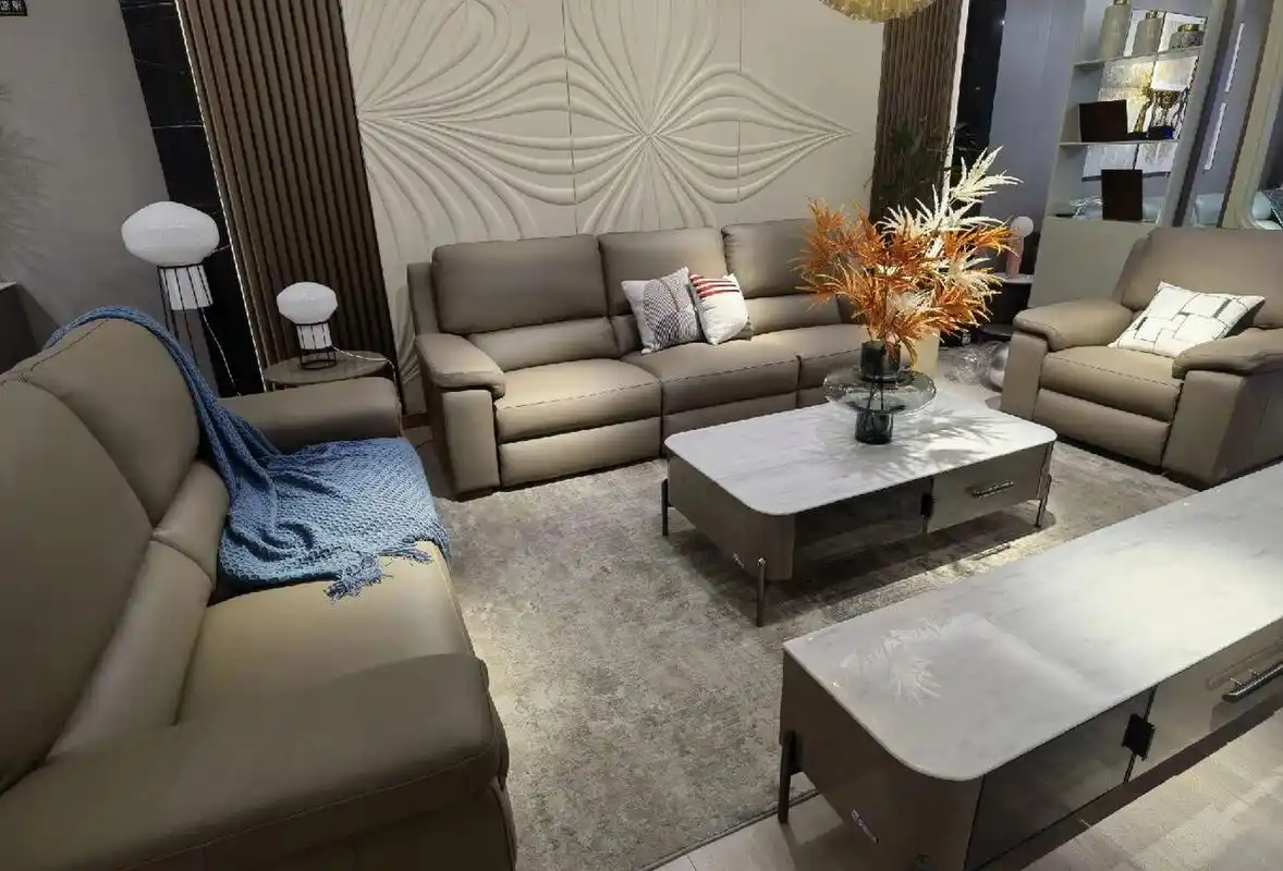 芝华仕沙发伯爵40055戴维斯3 1 买了这款,但是换成了图2的榛子奶油坨