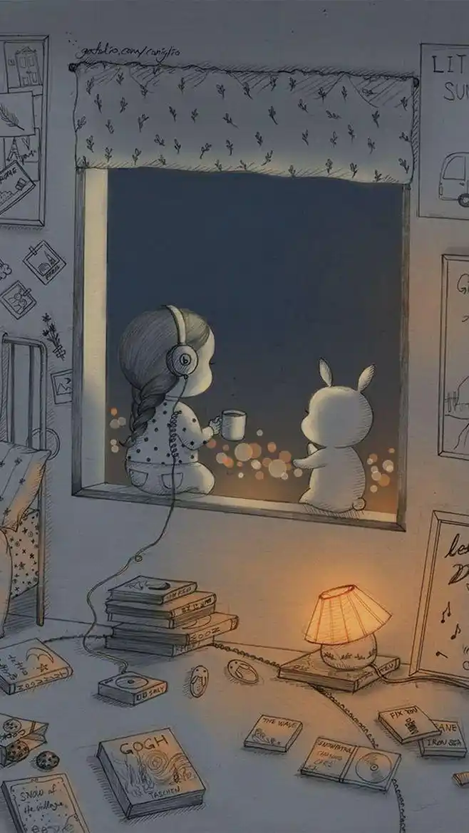 插画-花瓣网|陪你做生活的设计师 | #二次元# #治愈系# #手绘