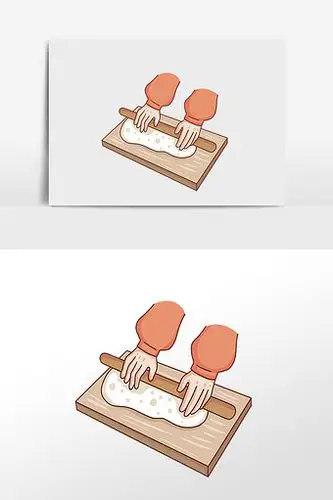 冬天冬至包饺子制作流程