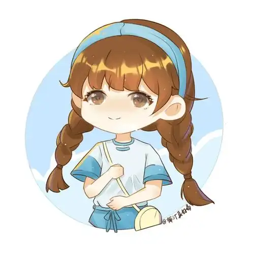 阿肯q版打卡丨女生头像