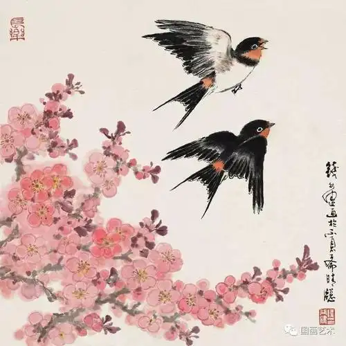 道法自然——钱行健花鸟册页欣赏(2)|花鸟画|写意|江寒汀|著名画家