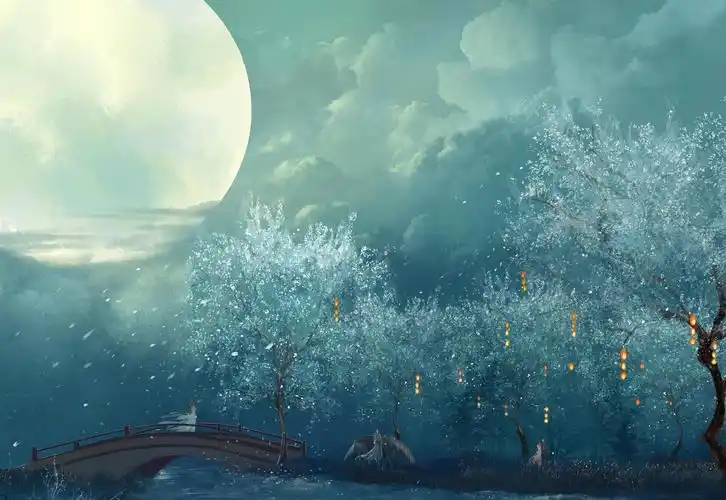 月宫欢游把福祈阖家赏月度中秋