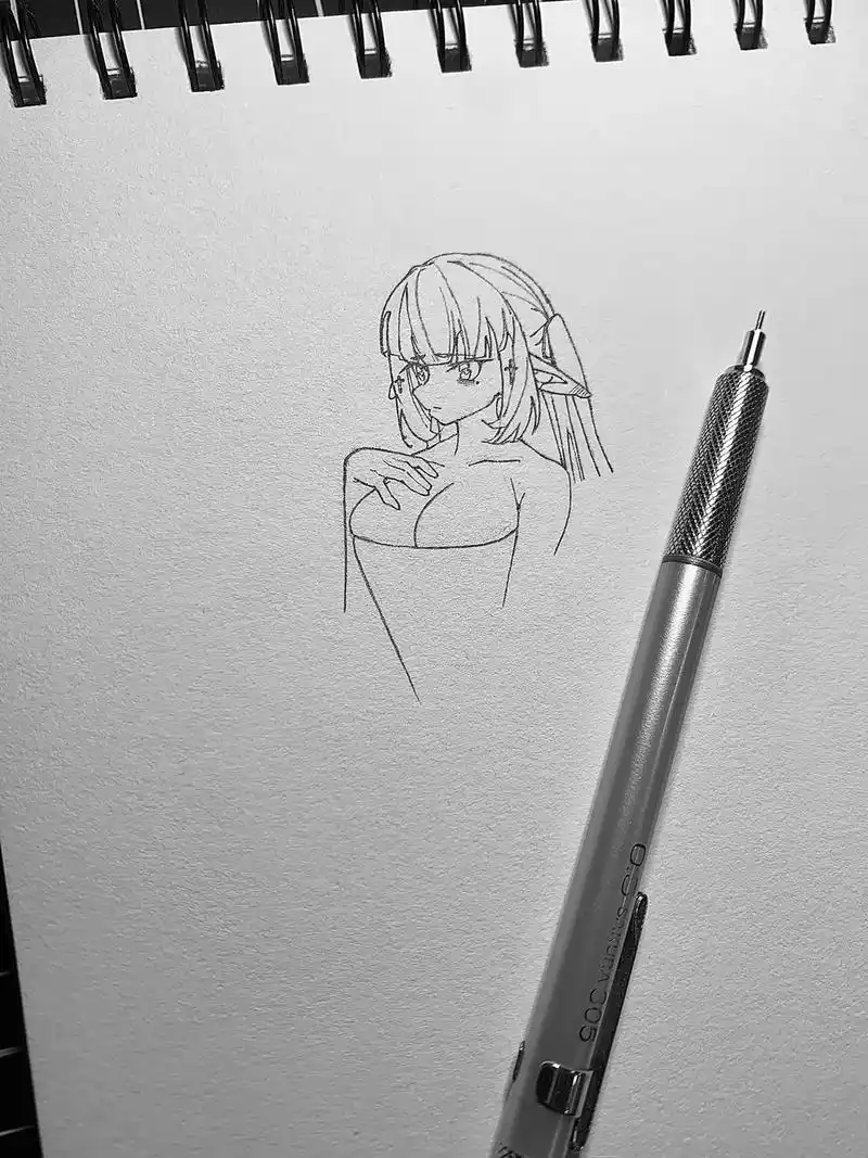 害羞.#临摹 #手绘 #儿童画 #简笔画 - 抖音