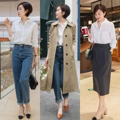 春天白衬衫怎么穿出高级感?这3个公式和4种搭配,轻松穿出气质美