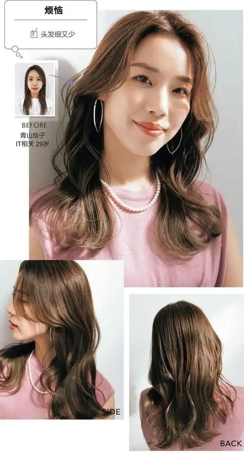 时髦有层次感的卷发,让你从发梢萌生阳光与惬意|刘海|发型|光泽感