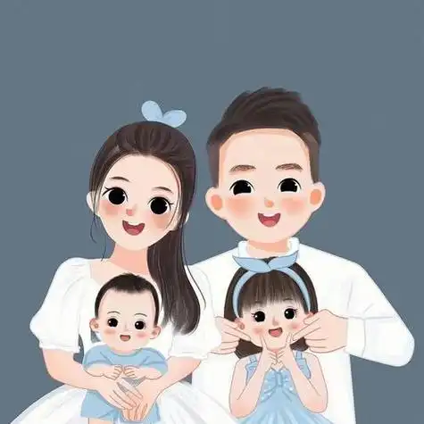 微信头像一家四口温馨头像 微信头像图片大全 -【爱个性】