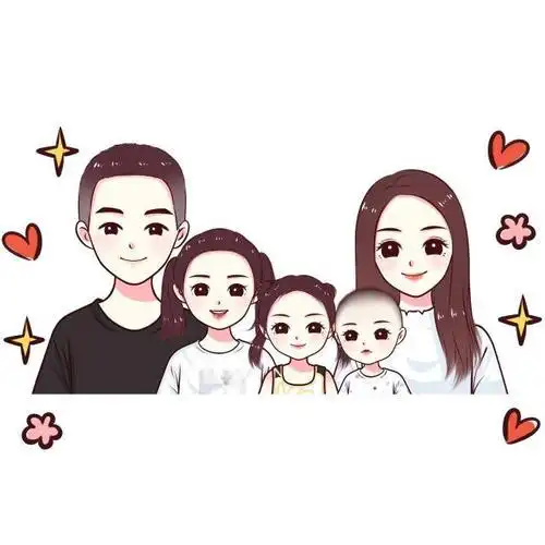 一家四口姐弟漫画头像 - 搜狗图片搜索