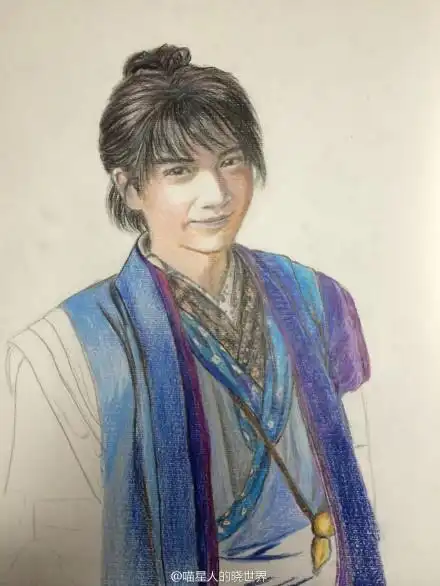 2015电视剧神雕侠侣随手画杨过 陈晓饰演杨过 cr.喵星人的晓世界