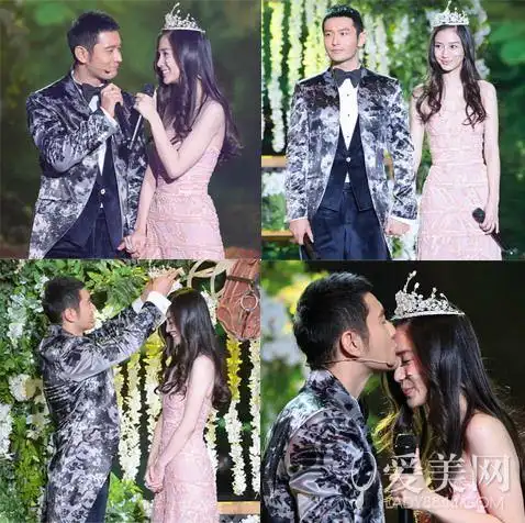 黄晓明angelababy黄晓明在向自己的公主送上皇冠时,感性表白:"baby是