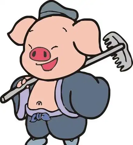 漫画教程作品图片卡通手绘 人物  小学生卡通西游记猪八戒卡通形象pn