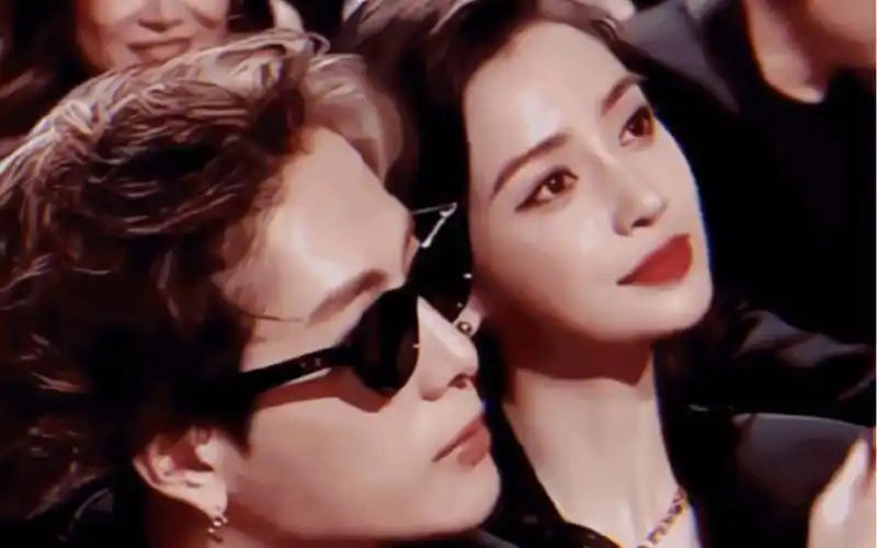 王嘉尔 #angelababy 同框氛围感绝了!狠狠代一些豪门姐弟