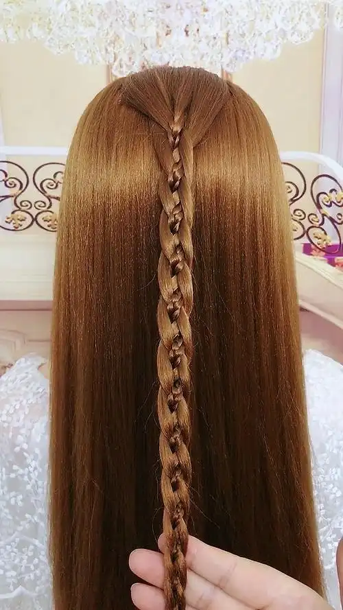 这种四股辫你学会了吗?